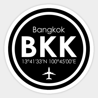 BKK, Bangkok Suvarnabhumi International Airport Sticker